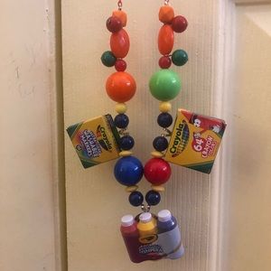 Crayola inspired necklace